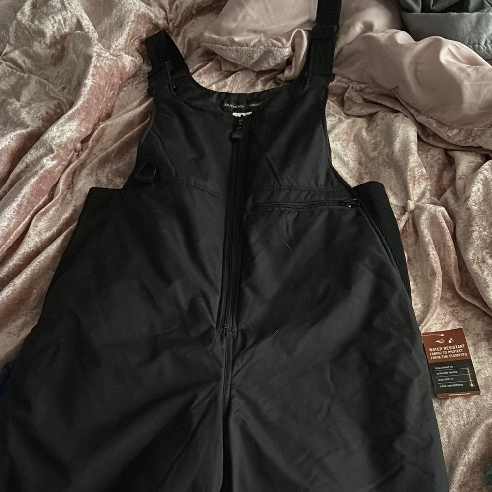 Men's Black Snow Bib